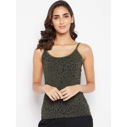 Clovia Animal Print Cotton Camisole-picture-24