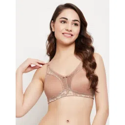 Clovia Beige Full Coverage Non-Padded T-Shirt Bra-picture-43