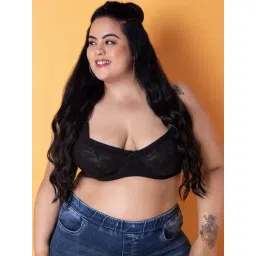 Clovia Black Cotton Full Coverage Bra-picture-39