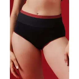 Clovia Black Cotton Regular Fit Panties-picture-20