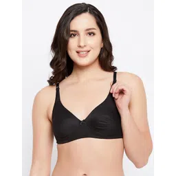 Clovia Black Cotton T-shirt Bra-picture-11