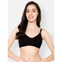 Clovia Black Full Coverage Cotton T-shirt Bra With All Day Comfort-picture-23