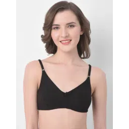 Clovia Black Non Wired Non Padded Full Coverage Bra-image-19