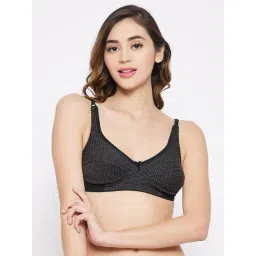 Clovia Black Non Wired Non Padded Full Coverage Bra-picture-48