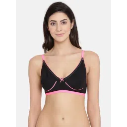 Clovia Black Non Wired Non Padded Full Coverage Bra-picture-36