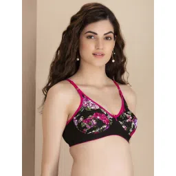 Clovia Black Non Wired Non Padded T-Shirt Bra image 4