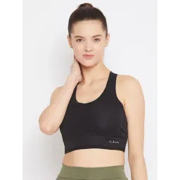 Clovia Black Non Wired Padded Sports Bra-picture-39
