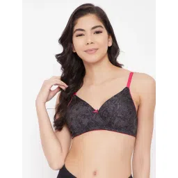 Clovia Black Non Wired Padded T-Shirt Bra-picture-23