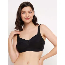 Clovia Black Plain Bra-picture-18