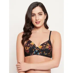 Clovia Black Printed Padded Bra-picture-31