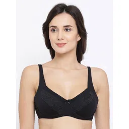 Clovia Black Underwired Non-Padded Lace Bra-image-46
