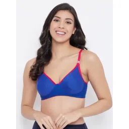 Clovia Blue & Red Non Wired Non Padded Maternity Bra-picture-39