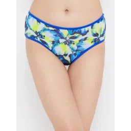 Clovia Blue Floral Print Hipster Panty-picture-19