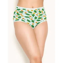 Clovia Blue Floral Print Panty-picture-20