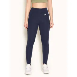 Clovia Blue High Rise Sports Tights-picture-30
