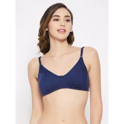 Clovia Blue Non Wired Non Padded Full Coverage Bra-image-6