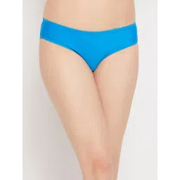 Clovia Blue Polyamide Regular Fit Solid Panties-picture-26