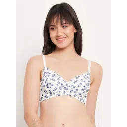 Clovia Blue Printed Bra-picture-26