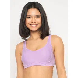 Clovia Cotton Full Coverage Non-Padded Wire Free T-shirt Bra-picture-12