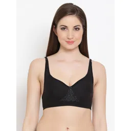 Clovia Cotton Rich Double Layered Non-Wired T-Shirt Bra-picture-36