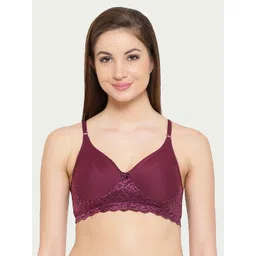 Clovia Cotton Rich Non-Wired Spacer Cup T-Shirt Bra-image-49