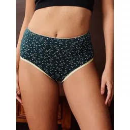 Clovia Floral Printed Hipster Briefs PN3015X08S-picture-24