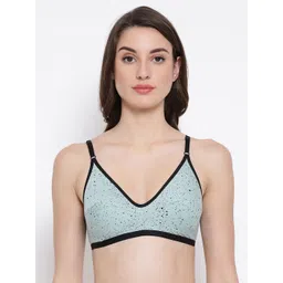 Clovia Green & Black Printed Non-Wired Non Padded Everyday Bra BR0227K113-picture-39