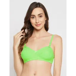 Clovia Green Full Coverage Non-Wired Balconette Bra-picture-46