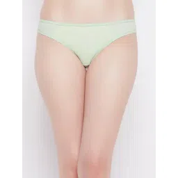 Clovia Green Polyamide Regular Fit Solid Panties-picture-43