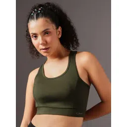 Clovia Green Sports Bra-picture-25