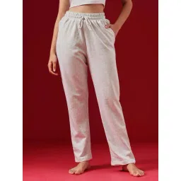 Clovia Grey Cotton Comfort Fit Pyjamas-picture-29