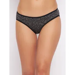Clovia Grey Cotton Printed Bikini Panty-picture-31
