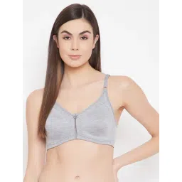 Clovia Grey Non Wired Non Padded T-Shirt Bra-picture-39