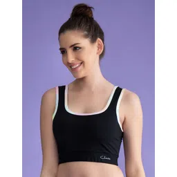 Clovia Medium Impact Padded Removable Cups Sports Bra BRS019P13XXL-picture-11