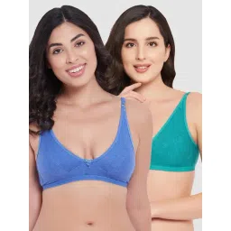 Clovia Multicolor Bra (Pack of 2)-image-23