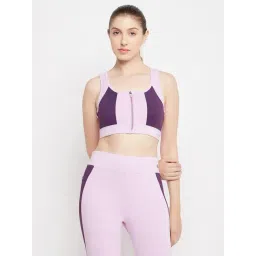 Clovia Multicolor Geometric Print Sports Bra-image-30