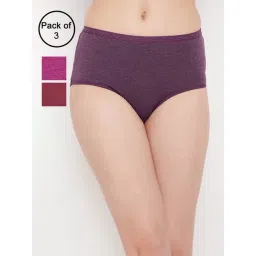 Clovia Multicolor Hipster Panty - Pack of 3-image-45