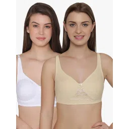 Clovia Multicolor Non Wired Non Padded T-Shirt Bra (Pack Of 2)-picture-11