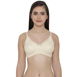 Clovia Non-Padded Non-Wired Bra In Skin With Full Cups-picture-24