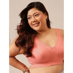 Clovia Pink Cotton Beginner's Bra-picture-42