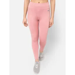 Clovia Pink Fitted Sports Tights-picture-18