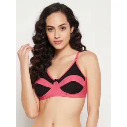 Clovia Pink Full Coverage Non-Padded Wireless T-Shirt Bra-picture-43