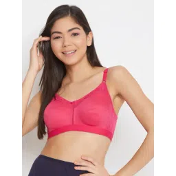 Clovia Pink Non Wired Non Padded T-Shirt Bra-picture-32
