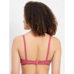 Clovia Pink Printed T-Shirt Bra image 2