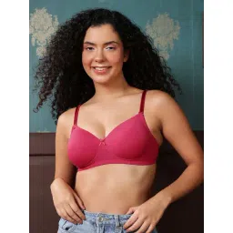 Clovia Pink Regular Fit Bra-picture-15