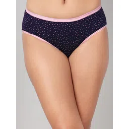 Clovia Printed Cotton Mid-Waist Hipster Brief PN3411O08S-picture-28
