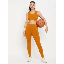 clovia Printed Women Yellow Tights-picture-16