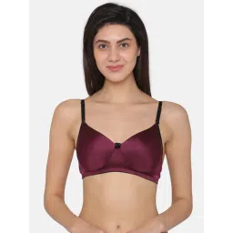 Clovia Purple Non Wired Padded T-Shirt Bra-picture-11