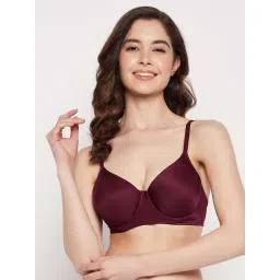 Clovia Purple T-Shirt Bra-picture-34