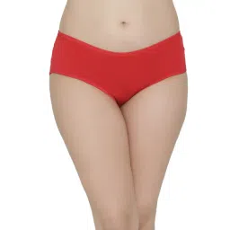 Clovia Red Cotton Hipster Panty-picture-34